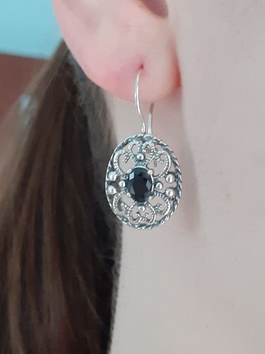 Srebrne kolczyki nowe