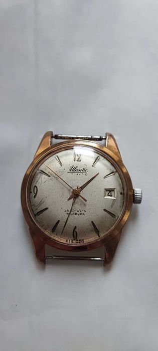 rzadki zlocony ATLANTIC automat na chodzie