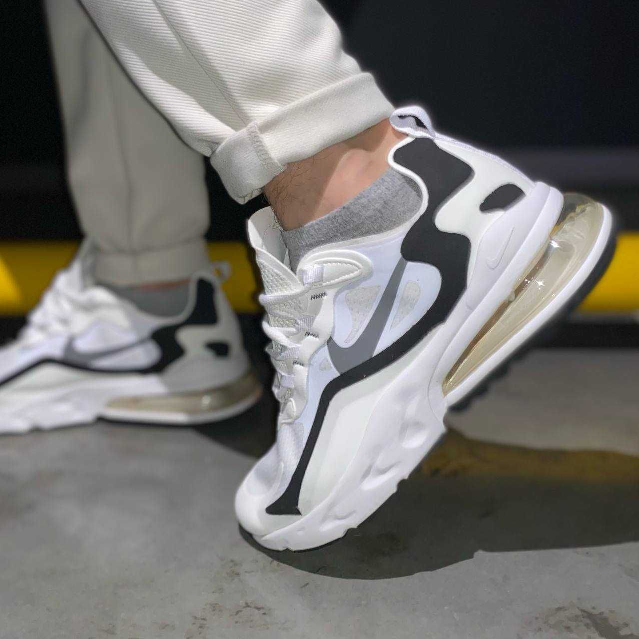 Nike Air Max 270 react white \ більше фото У Instagram zakup.ukraine