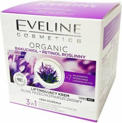 EVELINE Organic Krem BAKUCHIOL-RETINOL 50ml
Liftingujący krem silnie p