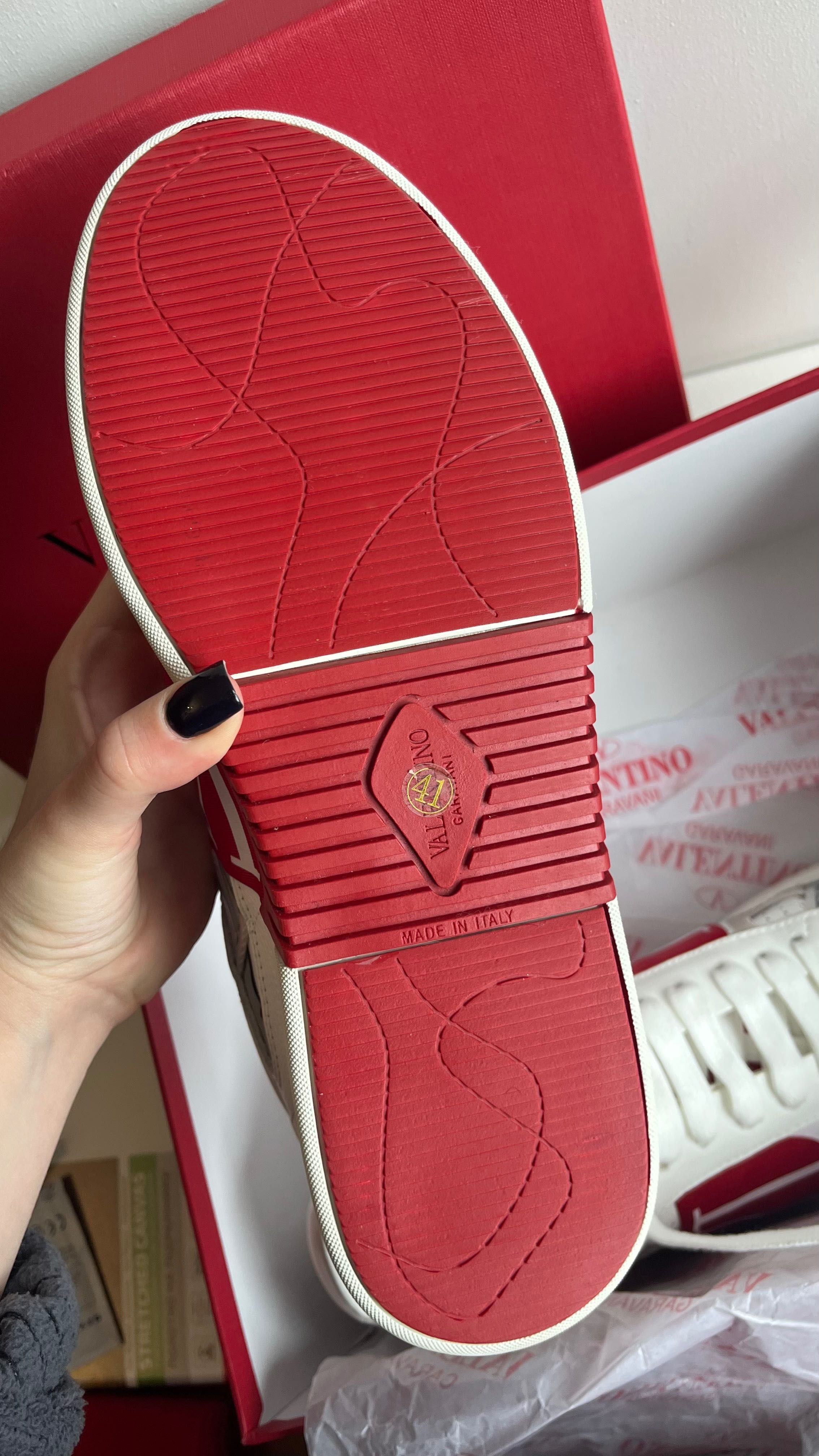 Кеди Valentino білі