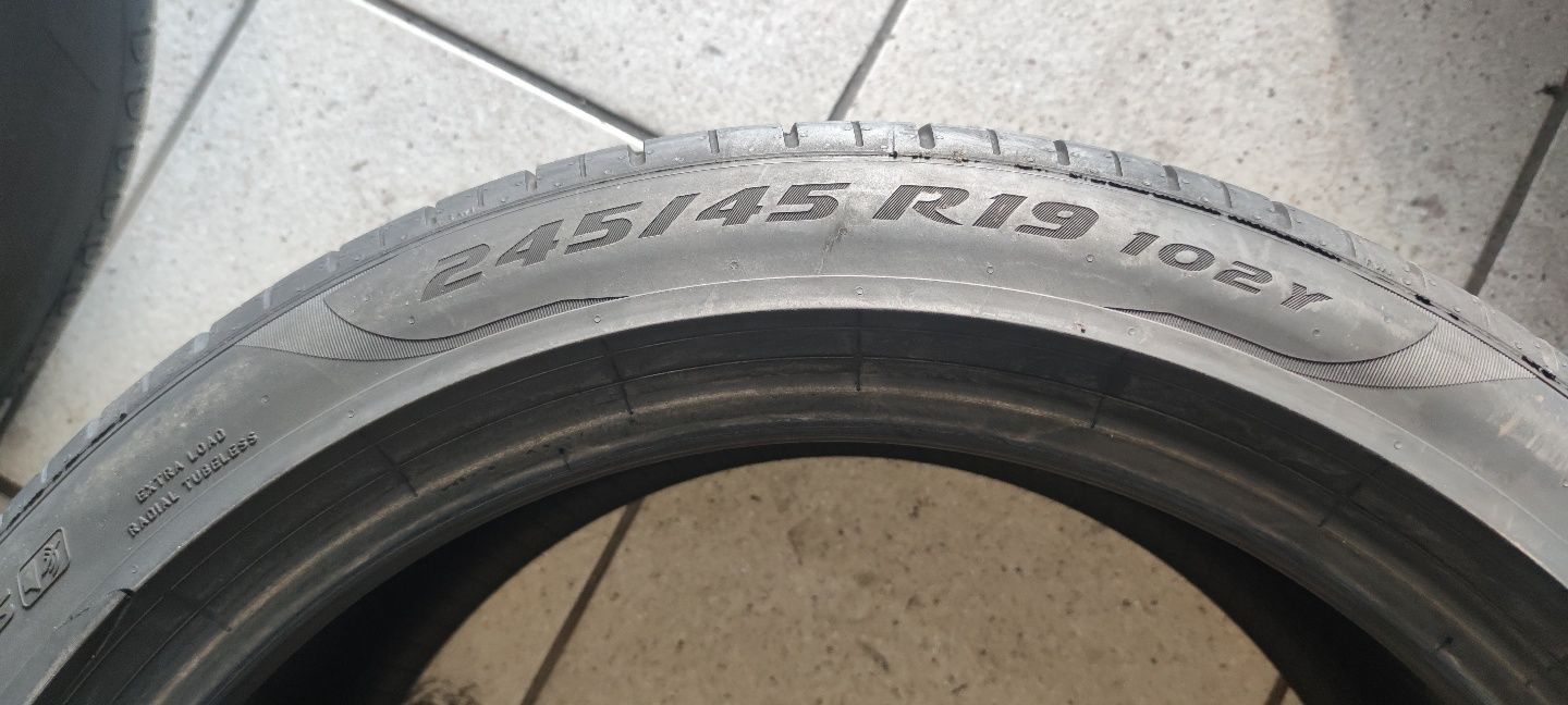 245 45 R19 1szt Pirelli P zero 2019r 5.5mm letnie