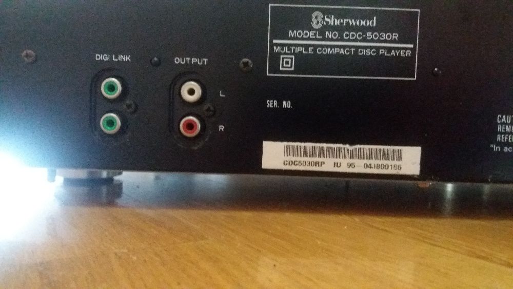 Sherwood cd Player cdc-5030r - 5 cds + sony cdp-m19