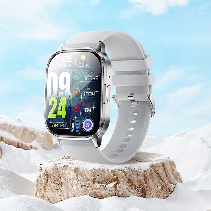 Borofone Smartwatch Bd8 Amoled Srebrny