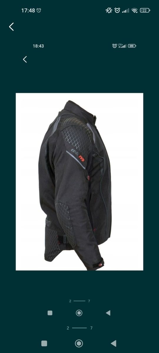 Rozmiar XS Kurtka kross jak nowa, OZONE, EDGE EVO BLACK