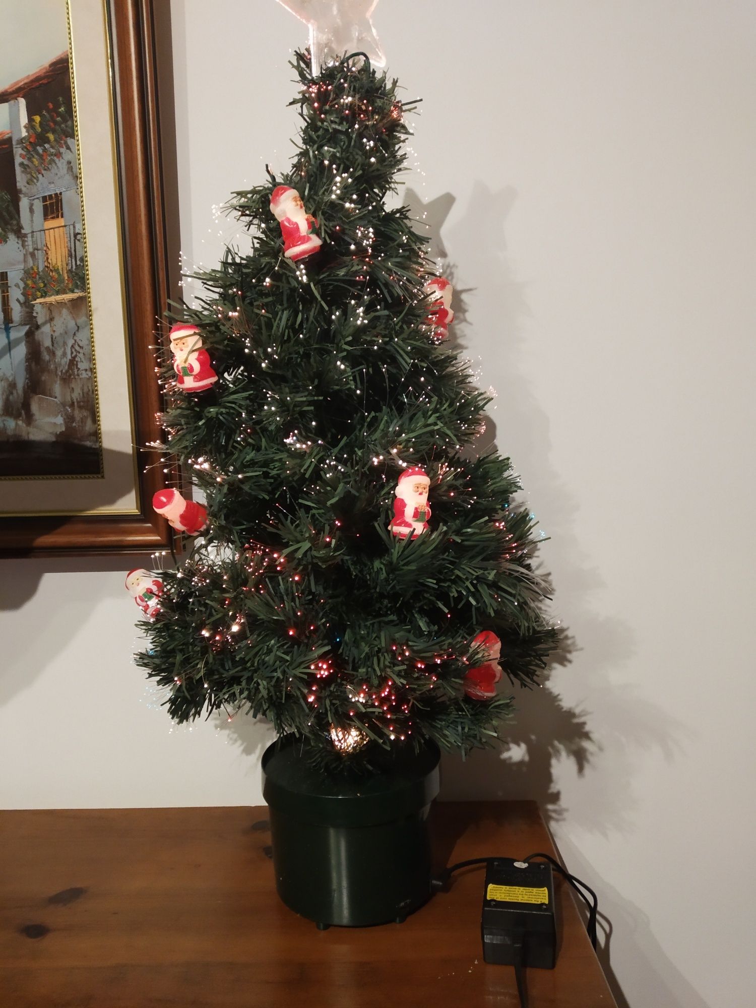 Árvore de Natal fibra ótica