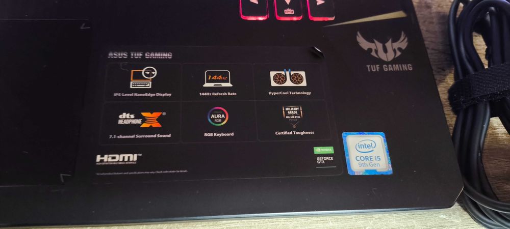 Laptop ASUS FX505GT-HN119 i5-9300/16GB DDR4/SSD512/HDD500GB GTX16504GB