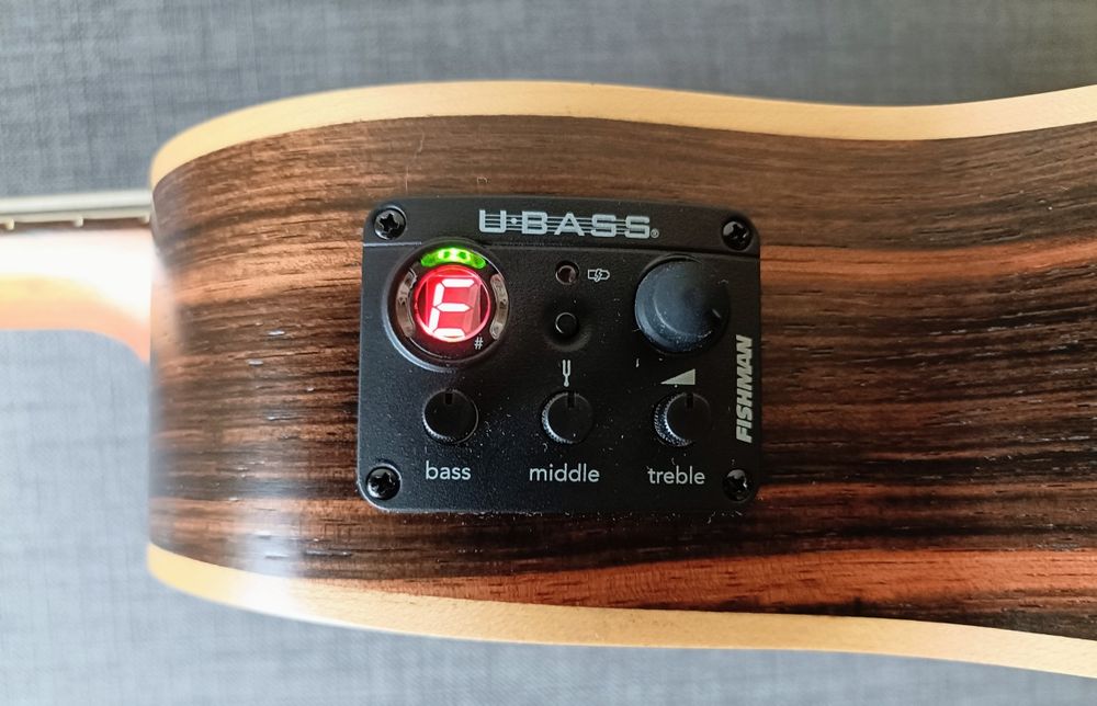 Ukulele Kala U Bass Striped Ebony