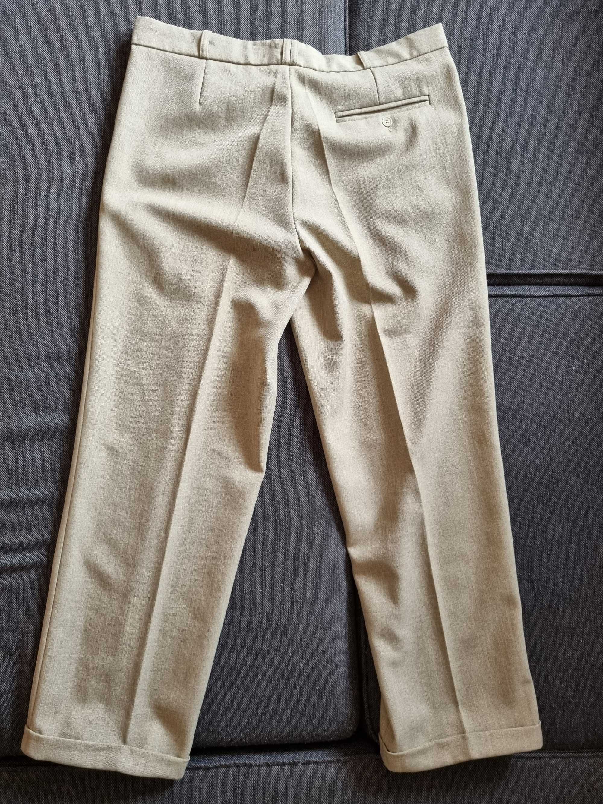 Spodnie garniturowe męskie rozmiar 52