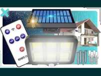 Okazja! Mocna uliczna lampa solarna LED 250 W oświetlenie zewnętrzne