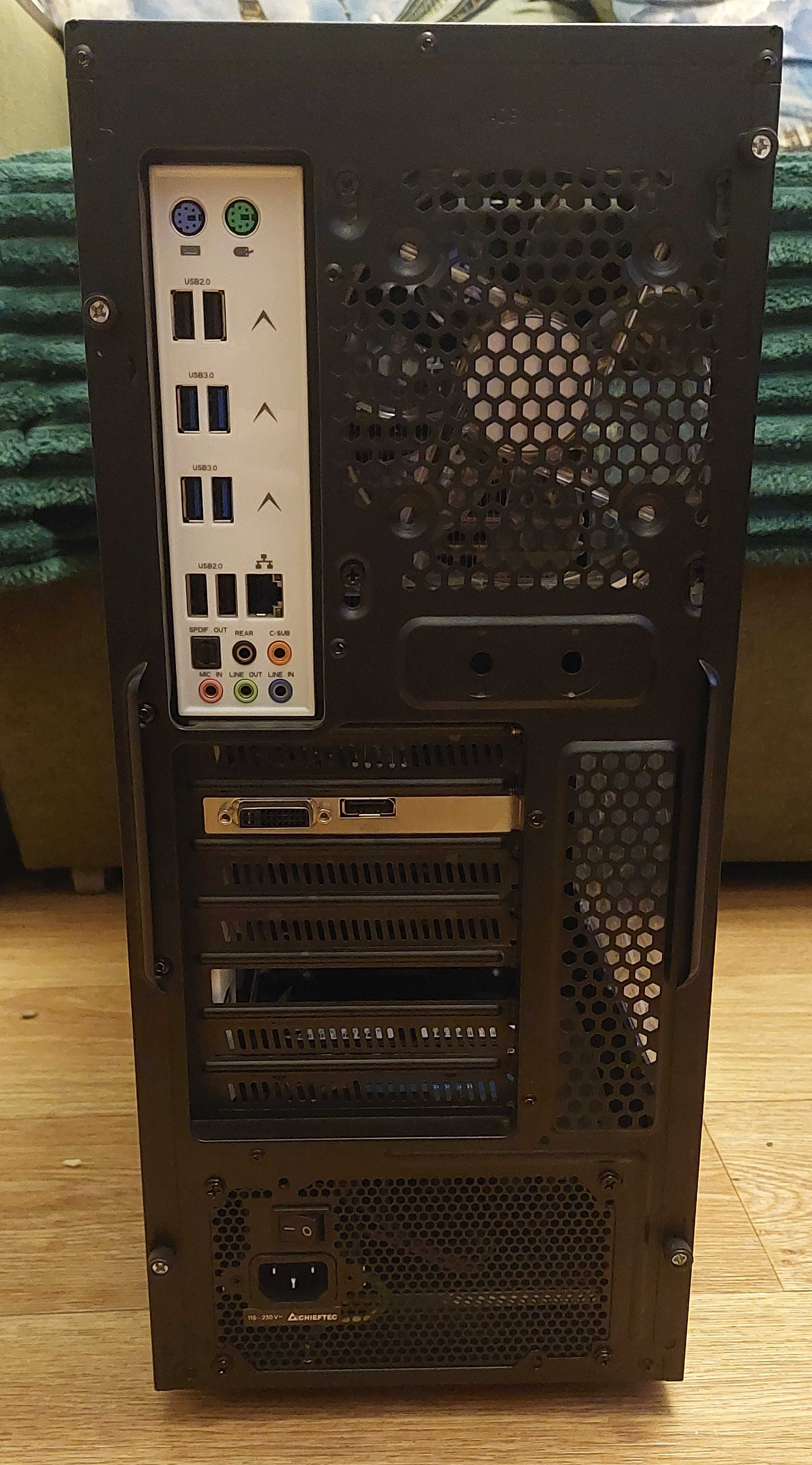 ПК Intel Xeon E5-2678v3, AMD Radeon R5 240, 24Gb DDR3 RAM, 120Gb SSD