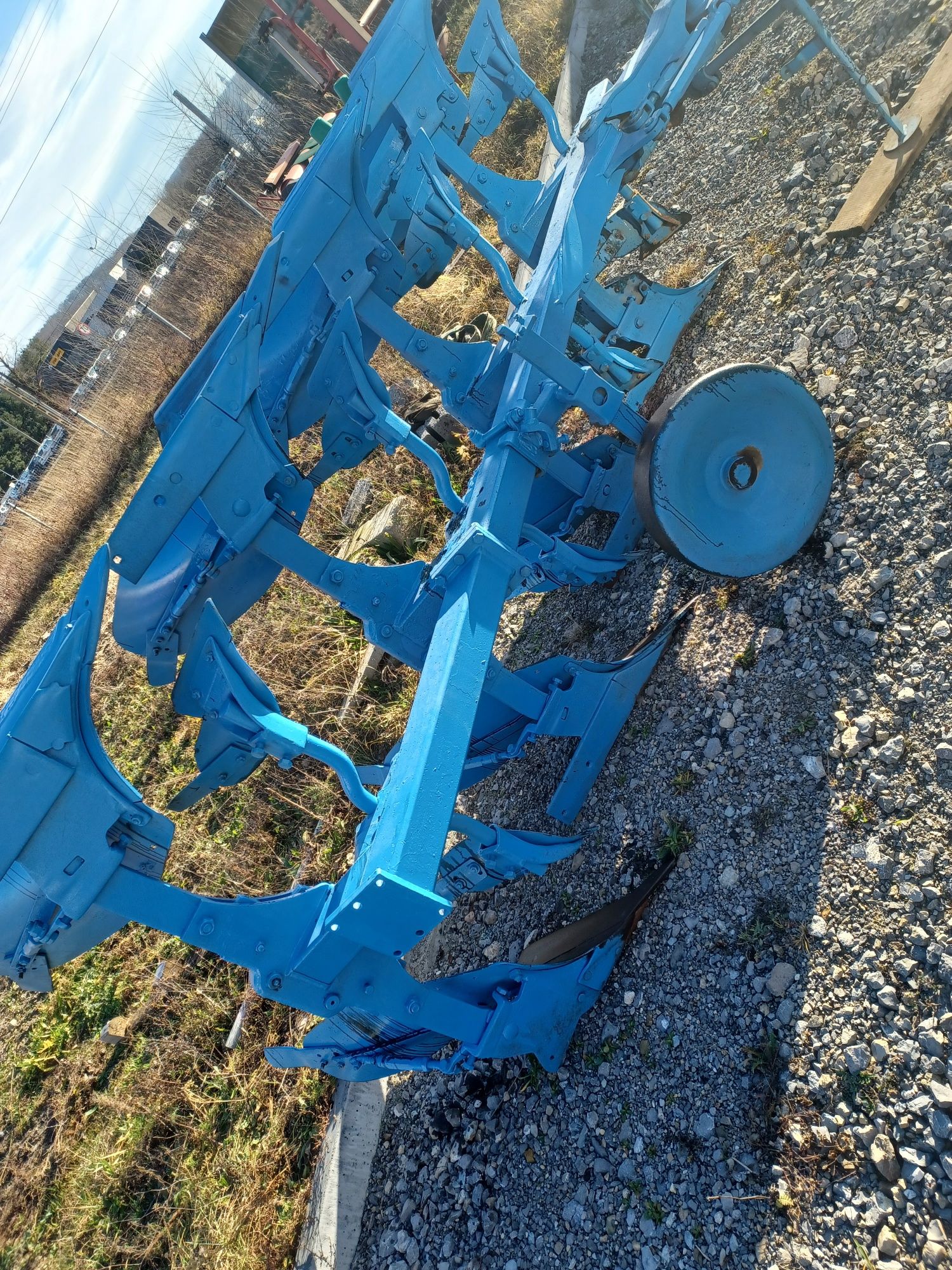 Lemken 4 skibowy obrotowy. Opał 110