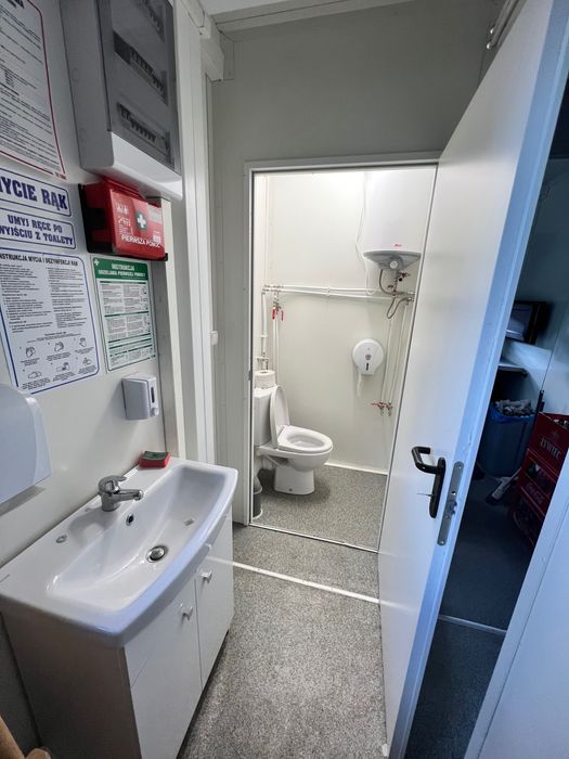 Pawilon gastronomiczny z wyposażeniem, 35m