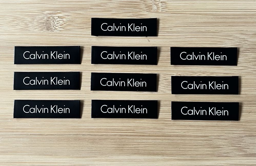10x Naszywki Na Kolnierzyk CALVIN KLEIN