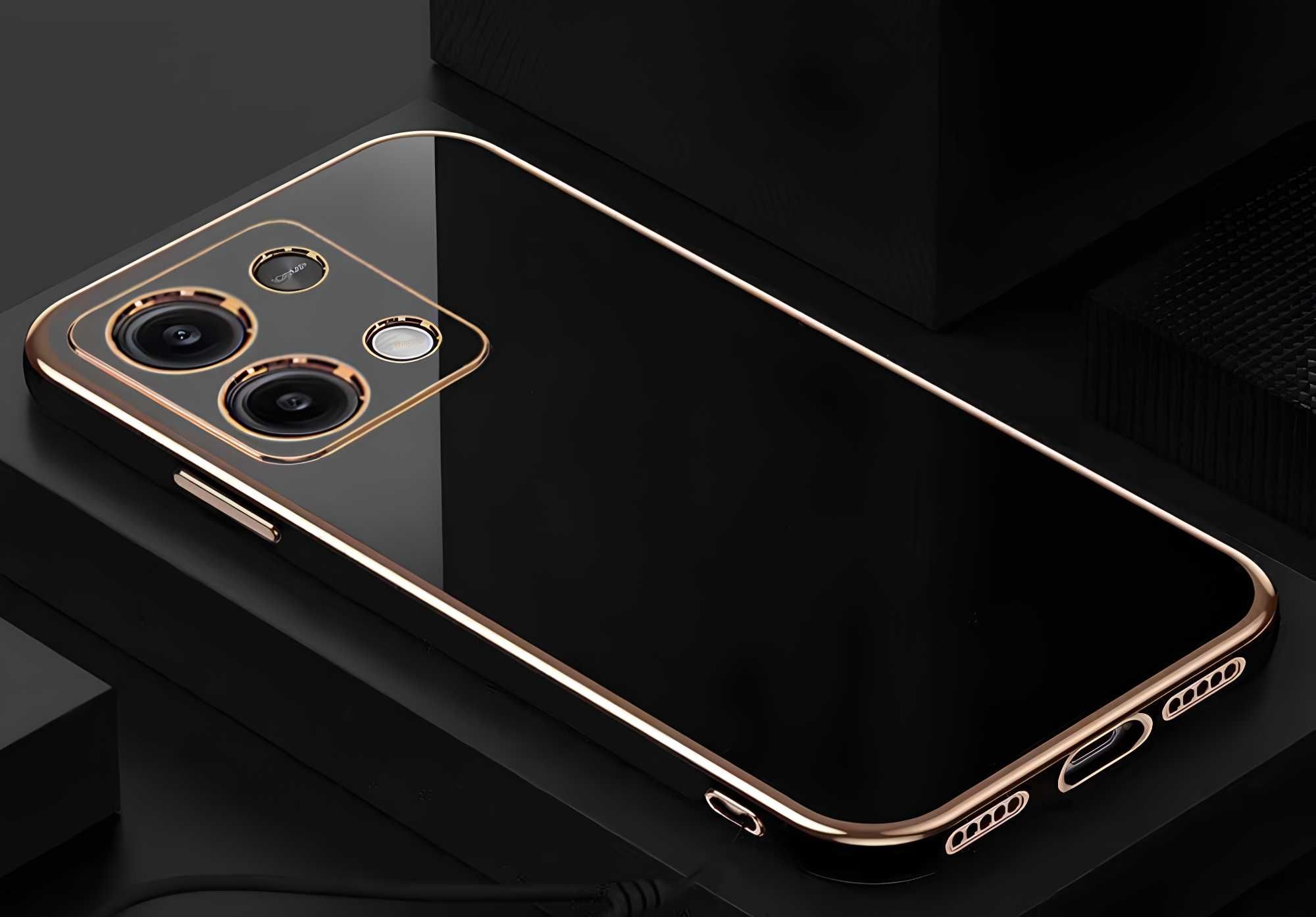 Czarne etui case XIAOMI POCO X6 PRO plecki do telefonu