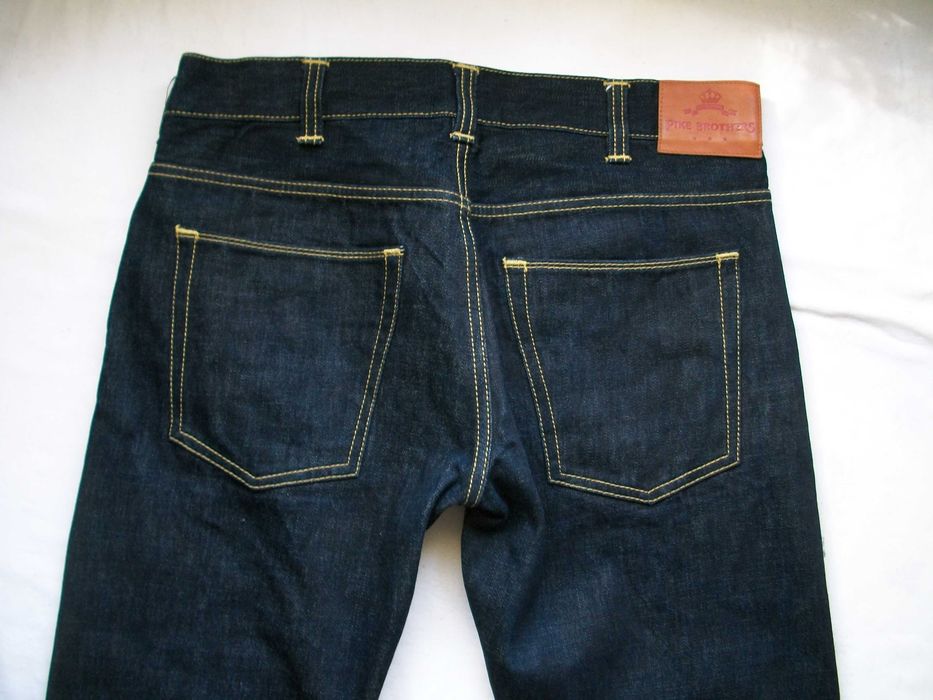 джинсы Pike Brothers Roamer 1958г   15 oz 34-34 селвидж  ориг. полут44