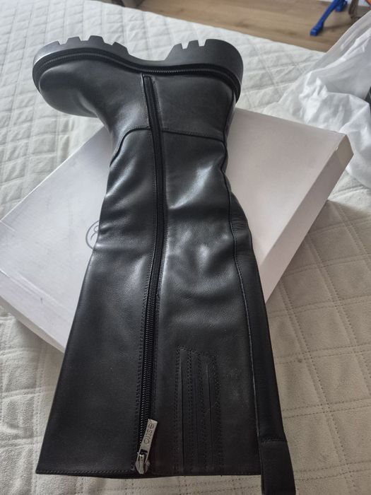 Нові шкіряні чоботи Estro на флісі. Розмір 38 (Не вдягались)