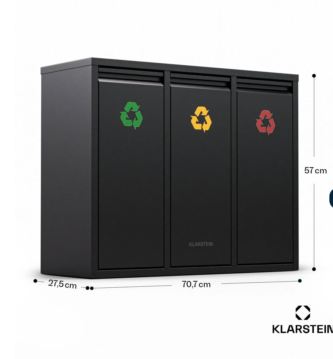 Контейнер,бак для сортування сміття Klarstein Ordnungshüter 45л.