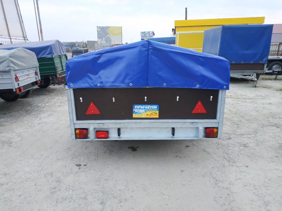 ПРОДАЖ Оцинкований двухвісний причіп німецькі комплектуючі!