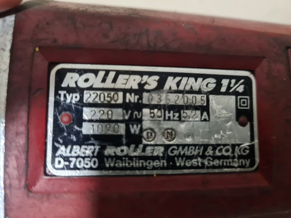 Niemiecka Gwintownica do rur Roller King 1 1/4"