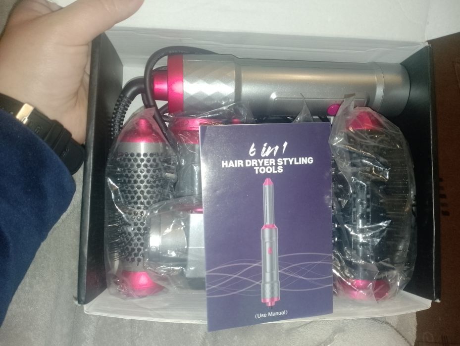Стайлер 6 в 1 (гарний аналог дайсона)