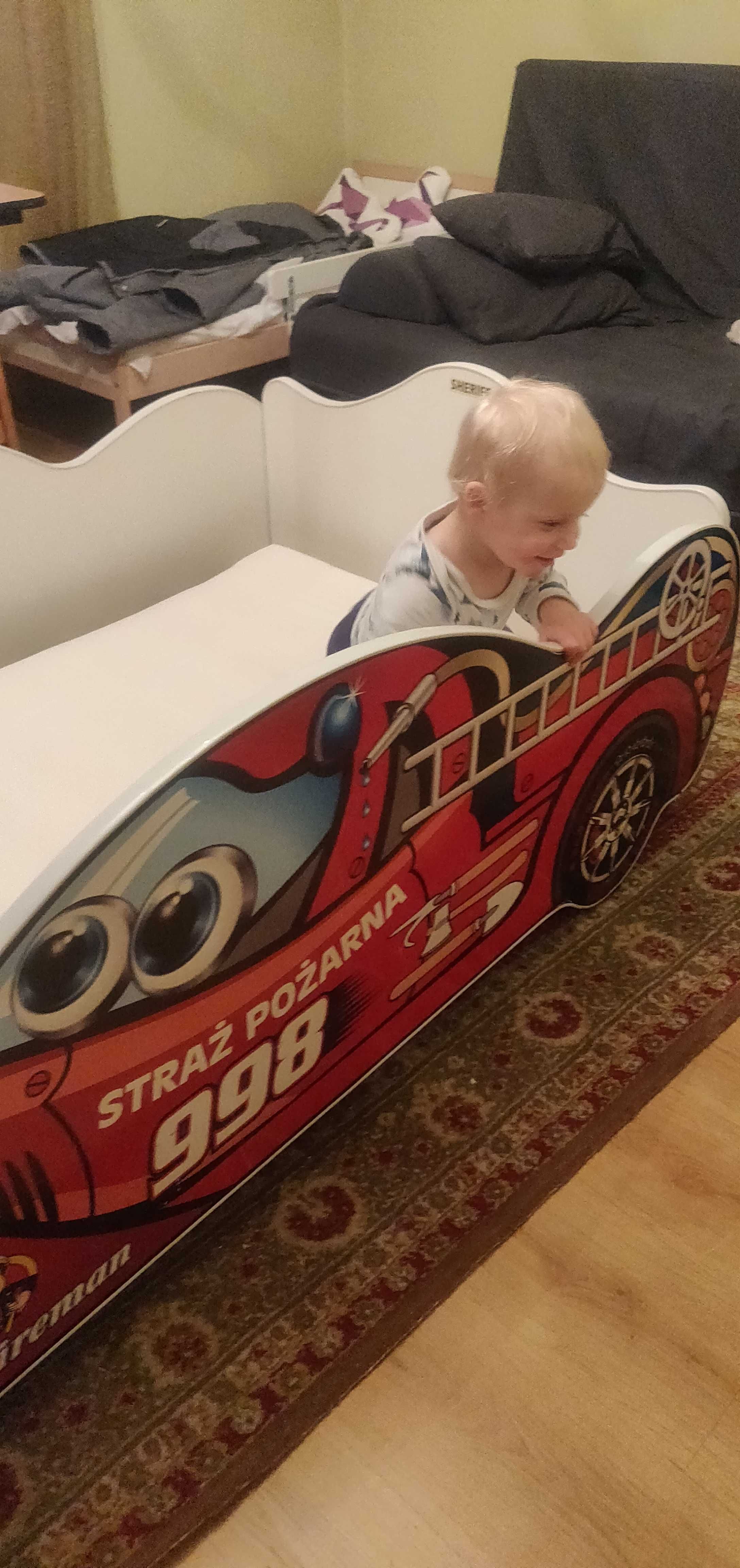 Łóżko dziecięce straż pożarna łóżeczko Fireman Babybeds 180x90