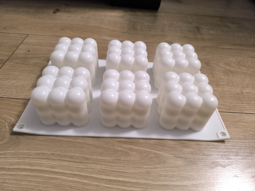 Foremki do świeczek bubble duże, nowe