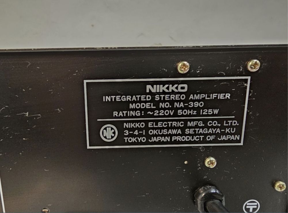 Stereo Wzmacniacz Nikko NA-390. Japan