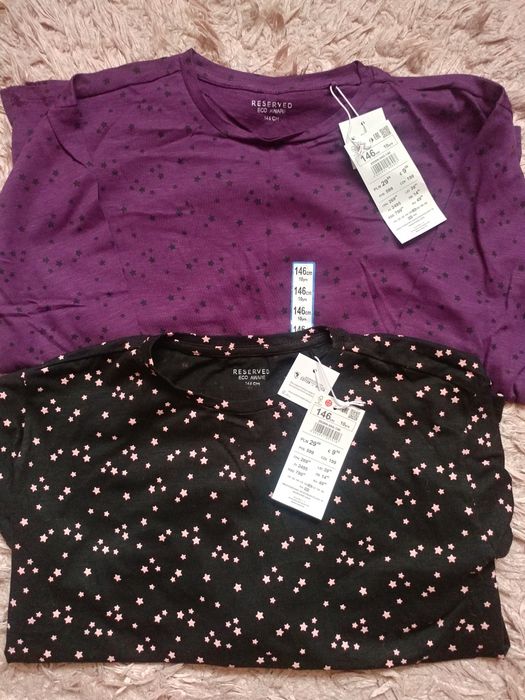 Koszulka bluzka Reserved z długim rękawem 2 sztuki