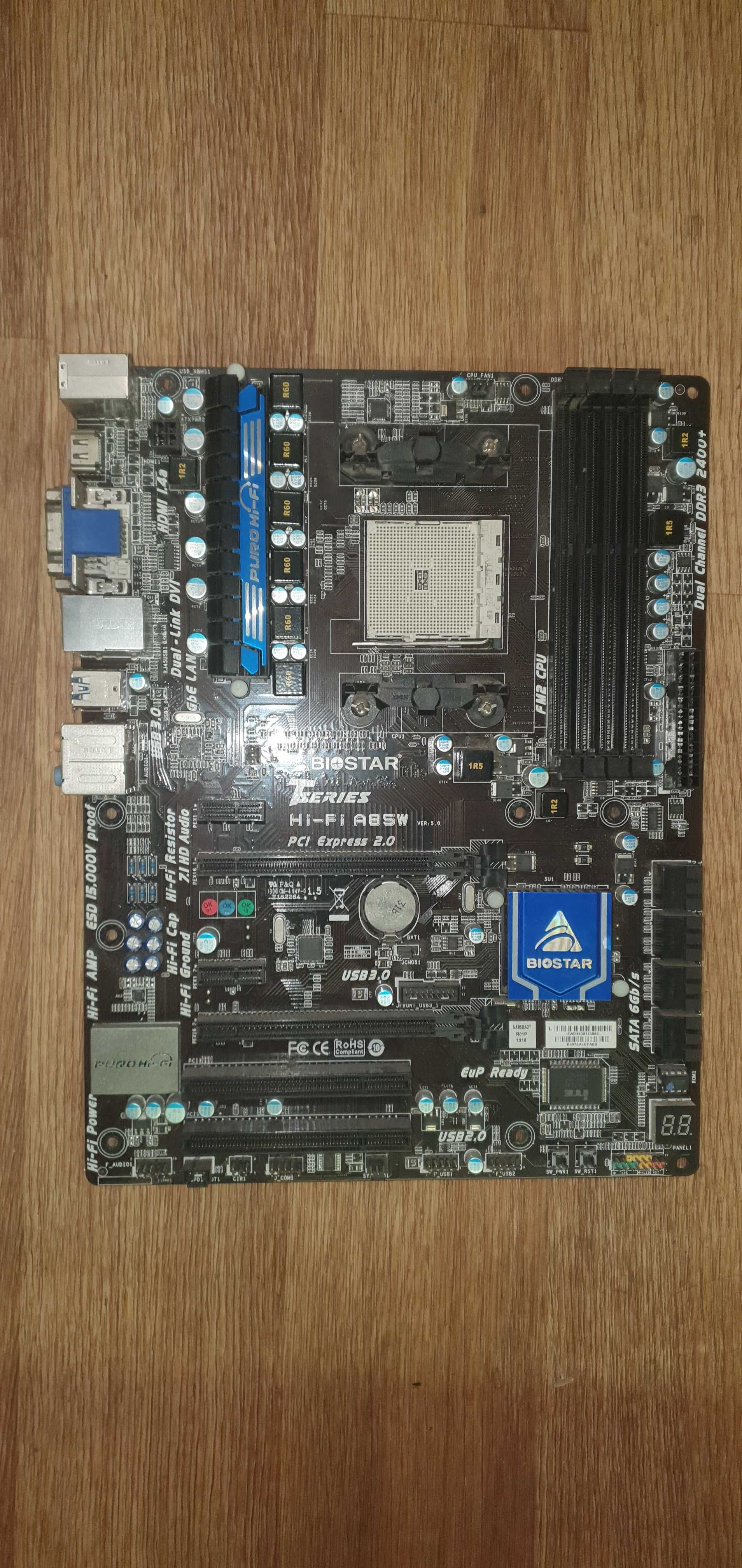 Материнская плата Biostar Hi-Fi A85W FM2