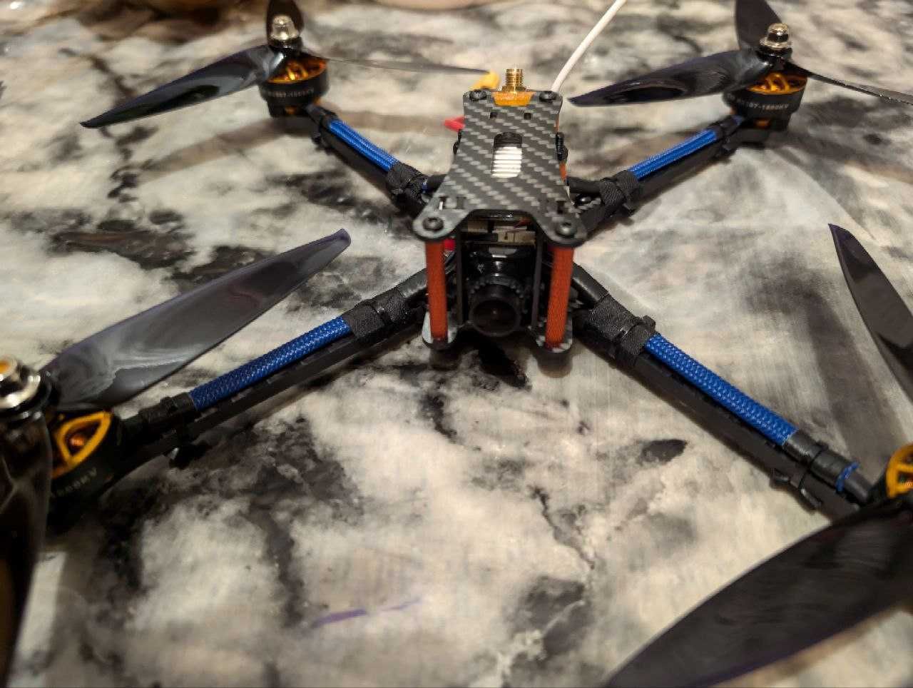 FPV дрон 7 дюймів Darvin129 Long Range BNF ELRS 2.4G