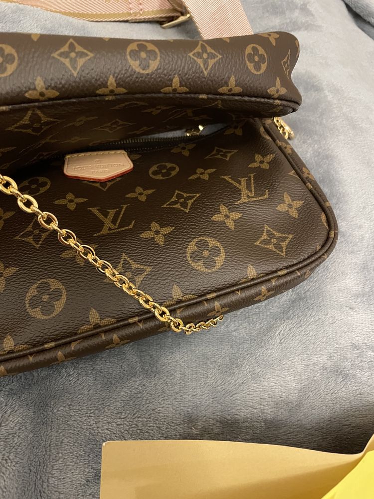 Louis Vuitton Multi Pochette Pink оригінал