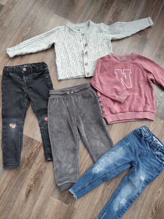 Великий пакет сучасного дитячого одягу на 2-3 роки 98 см