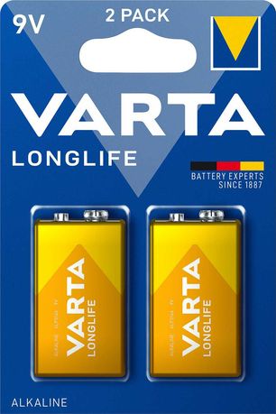 Baterie 6LR61 VARTA Longlife 2 szt