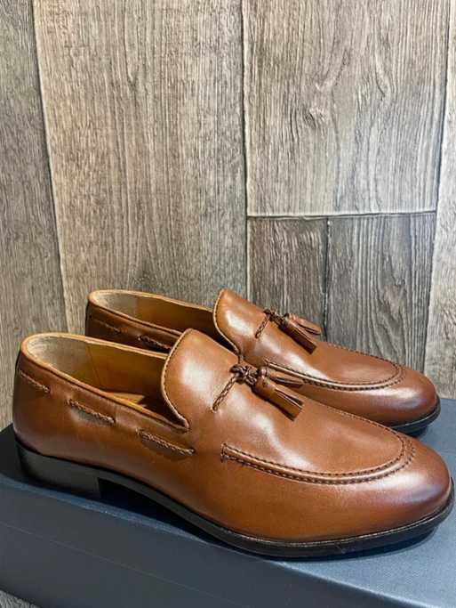 Skórzane buty mokasyny Pier One 40