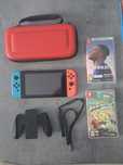 Konsola Nintendo swich oraz gry spongebob oraz Fifa 22