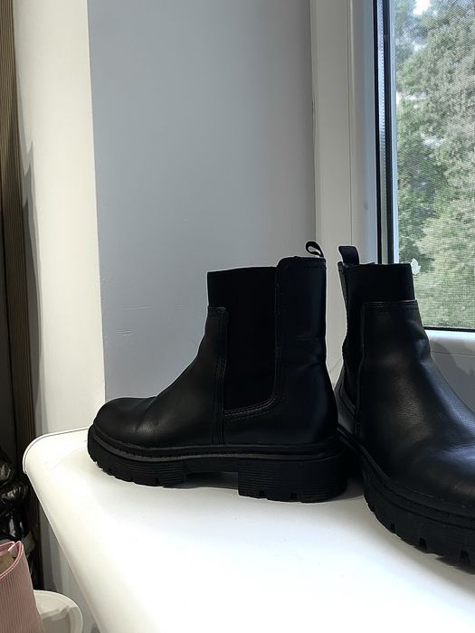 Жіноче взуття , черевики челсі (натур шкіра)