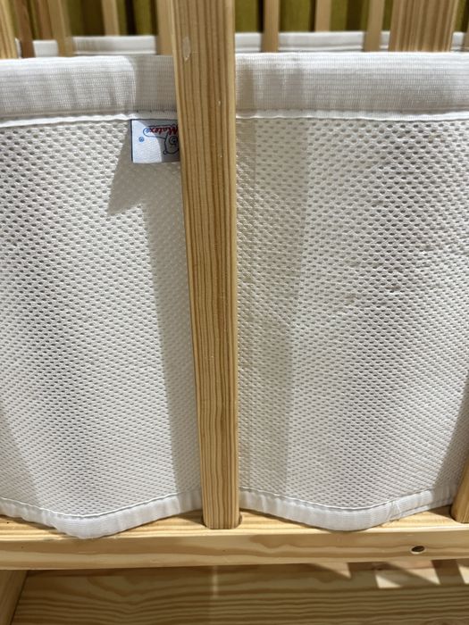 Łóżeczko dziecięce 120x60 ze skrzynią i materacem Rucken