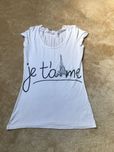 Ja t’aime Orsay t-shirt biały Wieża  Eiffla
