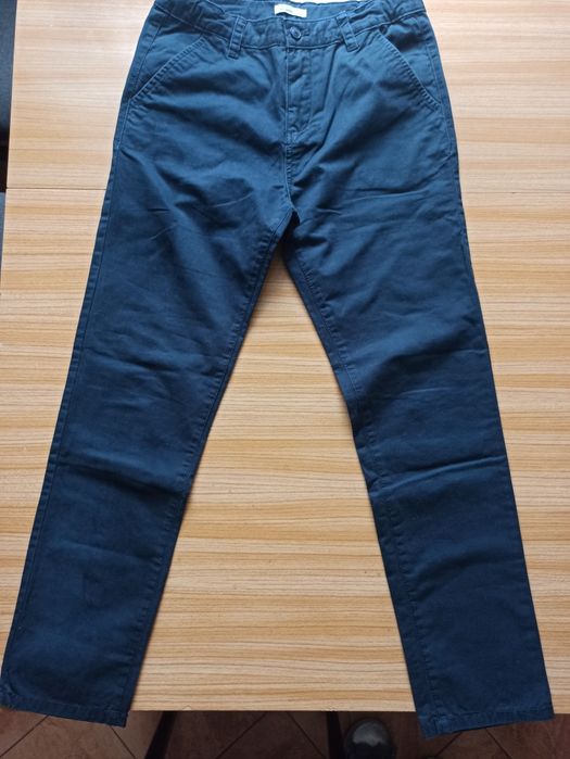 Eleganckie granatowe spodnie