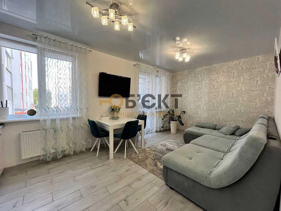 3к.квартира 76м2. ЖК Миру, ХТЗ, м.Масельського, Новобудова