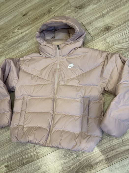 Nike xS kurtka zimowa pudrowy roz