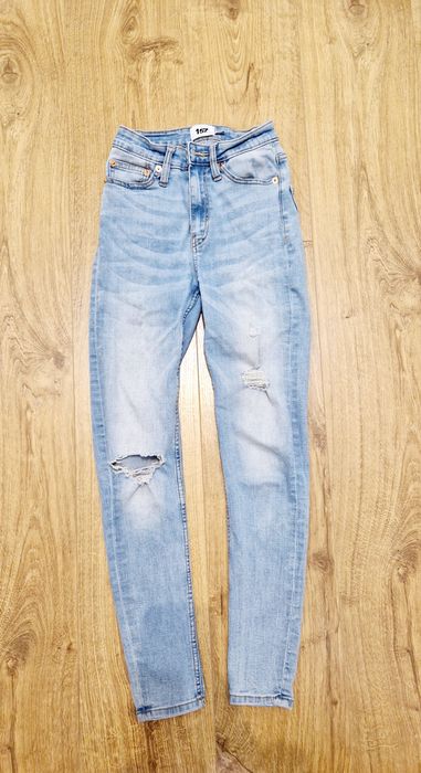 Spodnie damskie jeansy skinny rurki xs 34