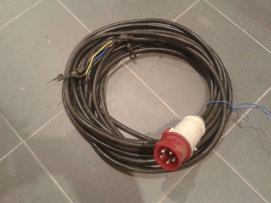 Estensao trifasica 5 fios com 9 metros