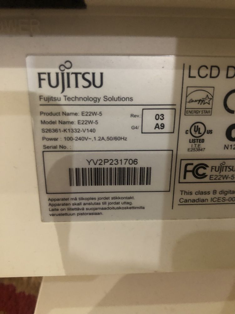 Монітор Fujitsu 22 дюймів
