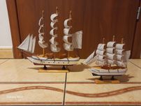 Żaglowiec drewno 2 sztuki
