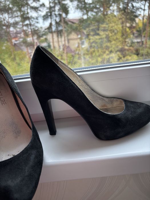 Туфлі 37 натуральна замша