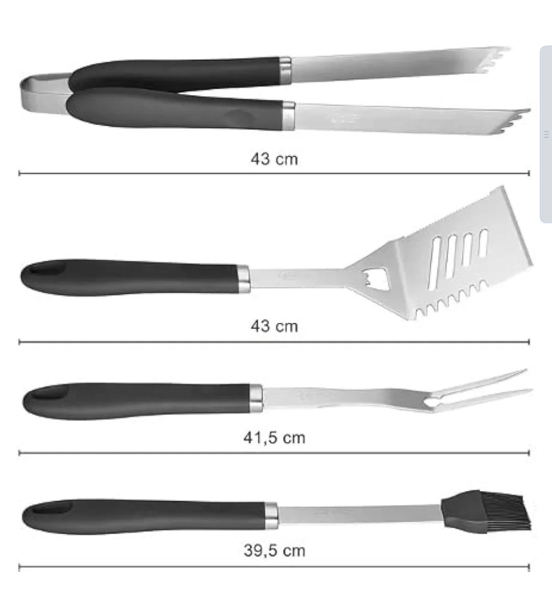 Utensílios BBQ marca Miyako com moinho pimento e sal tudo novo selado