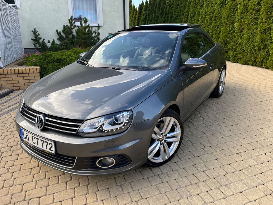 Volkswagen Eos *211KM *LED *Skóry *NAVi *Fabryczny Lakier* Gwarancja Przebiegu