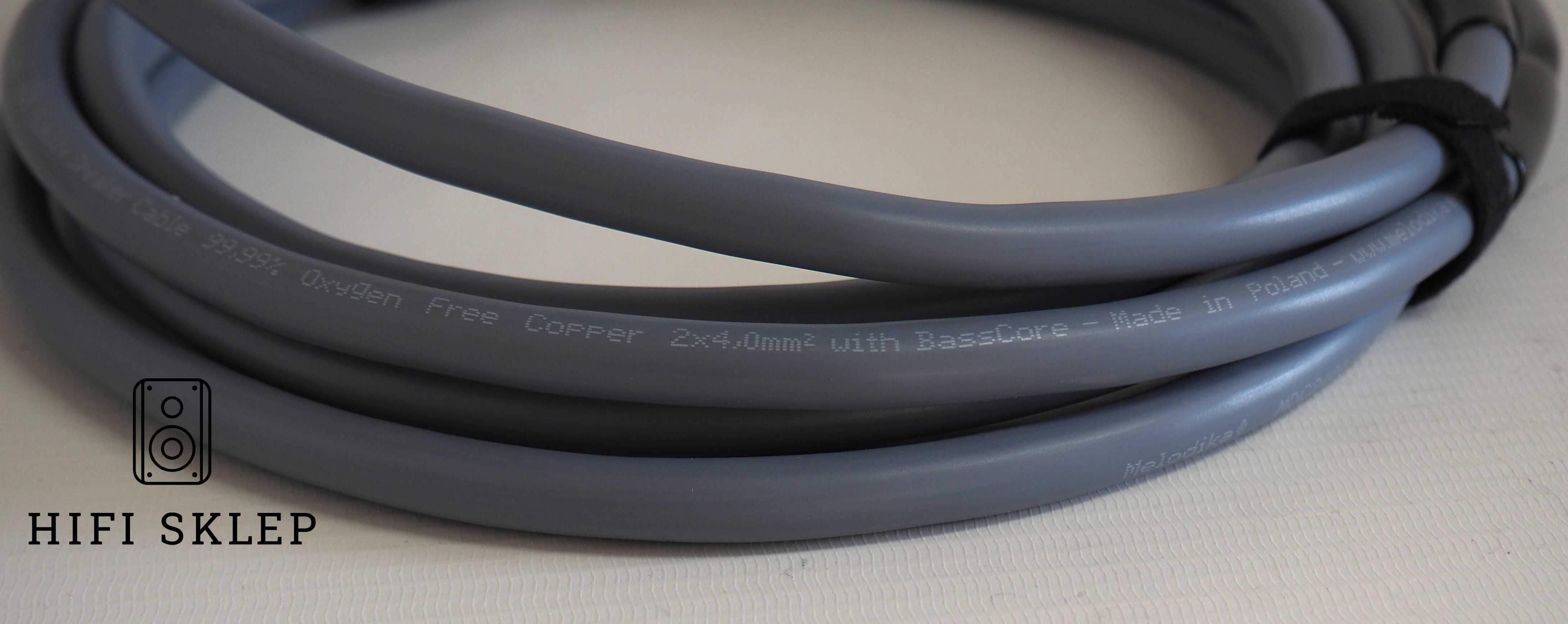 Melodika MDC2400G/4mm2 Kabel głośnikowy 2x6m konfekcja Wireworld/ATLAS